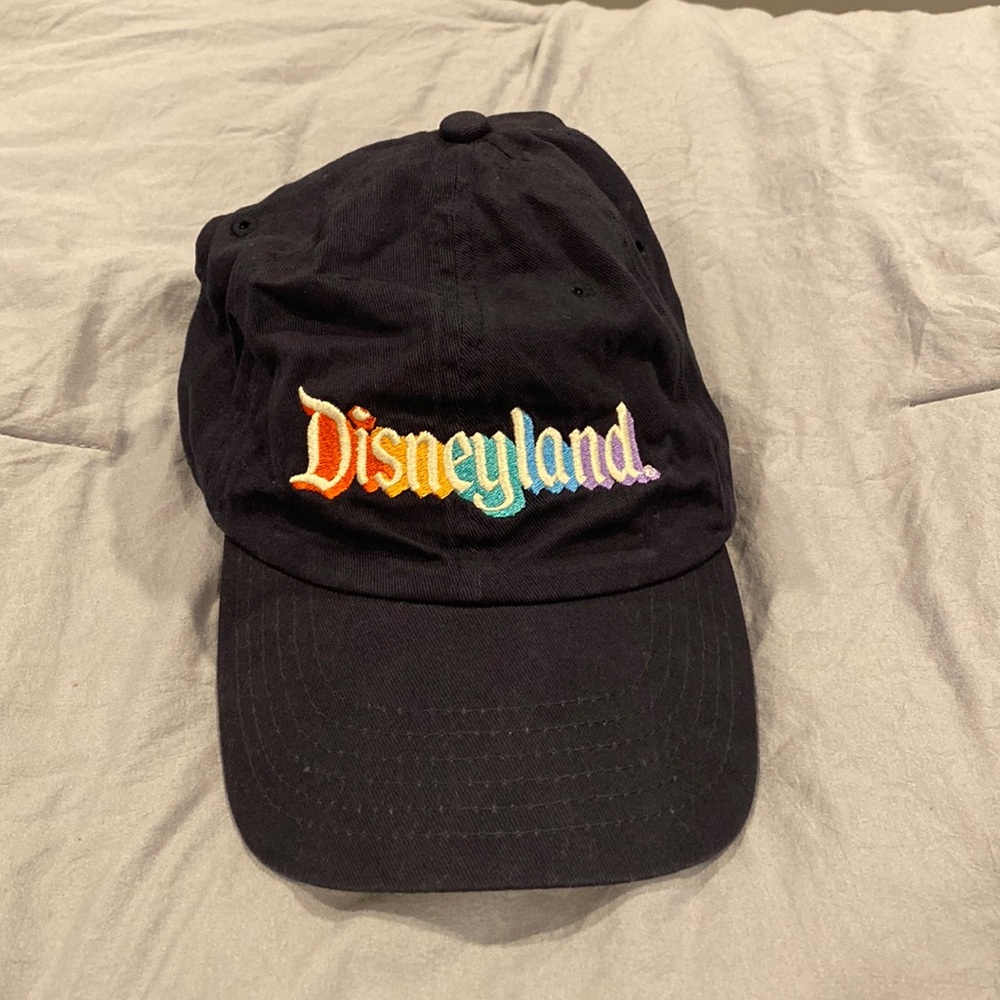 Disneyland Embroidered Rainbow Logo Baseball Hat